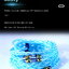 ขาย Hakugei Galaxy สายอัพเกรดหูฟัง Litz 6N OCC ชุบเงิน หุ้มฉนวนใส PE สีฟ้า