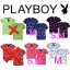 เสื้อยืดงานสกรีนทั้งตัวลายโลโก้ PLAYBOY