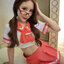 Kids STU076 ชุดนักเรียนแบบไทด์ น่ารักๆ สีแดง