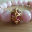 สร้อยข้อมือโรสควอทซ์ มาดากัสการ์ Rose Quartz Madagasca ขนาด 14 มิล