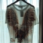 เสื้อยืด เสื้อมุ้งบางเฉียบ สกรีนลายนกอินทรีย์ ลายสกรีนหน้าหลัง