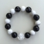 Black Onyx, Howlite, and Ice Quartz แบล็คโอนิก (นิล) ฮาวไลท์ ไอซ์ควอตซ์