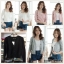 งานเสื้อคลุมไหมพรมสไตล์แบนด์Zara ผ้านิ่มมากทรงพอดีตัว แขนยาว กระดุมหน้า