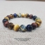 5 พยัคฆราช Tiger Eye Multi Colors หินตาเสือครบทุกสี 10 มม แก้ปีชง พลิกฟื้นดวงชะตา แคล้วคลาดปลอดภัย หินแก้ปีชง Version 2