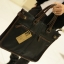 พร้อมส่ง กระเป๋านักธุรกิจ ใส่โน๊ตบุค 13 นิ้ว ใส่ IPAD ใส่เอกสาร ผู้ชายแฟขั่นเกาหลีรหัส Man-2034 สีดำ 1 ใบ
