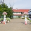 ซุ้มหญุ้าเทียม ถ่ายรูปงานบวช ธีมงาน เขียวขาว