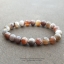 Botswana Agate or "Change Stone" 8 mm บอตสวานา อาเกต หินแห่งการเปลี่ยนแปลงที่ดี เหมาะสำหรับผู้ที่กำลังคิดโยกย้ายหรือเปลี่ยนแปลงหน้าที่การงาน