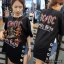 เสื้อยืดวงร็อค ดีเทลผ่าข้างตอกห่วงเก๋ๆ