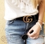 Gucci belt new collection 2017 เข็มขัด Gucci แบบไม่เย็บขอบ หัวเข็มขัดทำสัญลักษณ์ GG สายใหญ่ หัวเข็มใหญ่ ใส่โชว์หัวเข็มขัดใหญ่ๆเท่ๆ งานสวยค่ะ ต้องมีไม่ควรพลาดค่ะ Leather material Premium Quality
