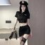 POLICE112 ชุดตำรวจ+หมวก งานครอปเข้ารูปแต่งเข็มขัดสวยๆ