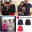PLAY Comme เสื้อยืดแขนยาวลายจุด