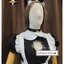 MAID115 ชุดเมดแมวสีดำ แขนตุ๊กตา+เอี๊ยม น่ารักมากกก