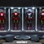 Hot Toys DS001C IRON MAN 2 - HALL OF ARMOR (Set of 7)