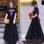 ชุดเซ็ทเสื้อยืดDior กระโปรงยาว
