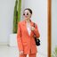 เซตสูทขายาวสีส้ม 🍊🍊