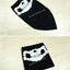 ผ้าบัฟปลายแหลม ลายปากกระโหลก รหัส GV002