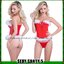 🎅 SEXY SANTY5 ชุดซานตี้แบบบอดี้สูท พร้อมจี งานสวยมากค่ะ