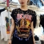 SALE 20% เสื้อวง ACDC สกรีนลายสวย ตอกตาไก่ เพิ่มความเก๋ความเท่ห์ สไตล์สาวร็อค