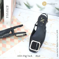 ทรงใหญ่ ลด 1 ไซส์ เปลี่ยนไซส์ได้ ไม่รับคืน รุ่นขายดี Zenachoo Julet Sling Back สูง 1.5 cm รองเท้าหนังแกะแท้ พื้นนิ่ม ทรงใหญ่ ลด 1 ไซส์ เปลี่ยนไซส์ได้ ไม่รับคืน รุ่นขายดี Zenachoo Julet Sling Back สูง 1.5 cm รองเท้าหนังแกะแท้ พื้นนิ่ม