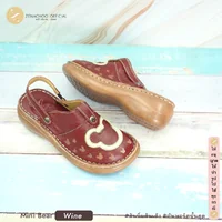 รองเท้าผู้หญิงZenachoo รุ่น Mini Bear ส้นสูง 2 นิ้ว รองเท้าเพื่อสุขภาพ นุ่ม ใส่สบาย ไม่เมื่อย รองเท้าแฟชั่น ลายหมี