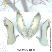 ทรงปกติ เปลี่ยนไซส์ได้-ไม่รับคืน ทรงขายดี Zenachoo Viola2 Glitter สูง 2 นิ้ว ผ้า Glitter ซับหนังแกะแท้ ทรงสวยไม่บีบเท้า ทรงปกติ เปลี่ยนไซส์ได้-ไม่รับคืน ทรงขายดี Zenachoo Viola2 Glitter สูง 2 นิ้ว ผ้า Glitter ซับหนังแกะแท้ ทรงสวยไม่บีบเท้า