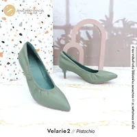 สีใหม่ ทรงปกติ เปลี่ยนไซส์ได้-ไม่รับคืน รุ่นขายดี Zenachoo Velarie2 สูง 2 นิ้ว สี Pistachio รองเท้าหนังแกะแท้ หัวแหลมหน้ากว้าง สีใหม่ ทรงปกติ เปลี่ยนไซส์ได้-ไม่รับคืน รุ่นขายดี Zenachoo Velarie2 สูง 2 นิ้ว สี Pistachio รองเท้าหนังแกะแท้ หัวแหลมหน้ากว้าง