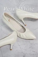 ทรงปกติ เปลี่ยนไซส์ได้ ไม่รับคืน รุ่นขายดี Zenachoo Velarie2 สูง 2 นิ้ว สี Pearl White หนังแกะแท้ หัวแหลมหน้ากว้าง ทรงปกติ เปลี่ยนไซส์ได้ ไม่รับคืน รุ่นขายดี Zenachoo Velarie2 สูง 2 นิ้ว สี Pearl White หนังแกะแท้ หัวแหลมหน้ากว้าง
