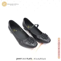 รุ่นใหม่ ใส่ได้ 2 แบบ ทรงปกติ เปลี่ยนไซส์ได้-ไม่รับคืน Zenachoo สูง 1 นิ้ว รุ่น Jinny Duo Flat รองเท้าหนังแกะ ทรงสวยมาก รุ่นใหม่ ใส่ได้ 2 แบบ ทรงปกติ เปลี่ยนไซส์ได้-ไม่รับคืน Zenachoo สูง 1 นิ้ว รุ่น Jinny Duo Flat รองเท้าหนังแกะ ทรงสวยมาก