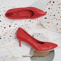 ทรงปกติ เปลี่ยนไซส์ได้-ไม่รับคืน รุ่นขายดี Zenachoo Velarie2 สูง 2 นิ้ว สี RedLipsticj รองเท้าหนังแกะแท้ หัวแหลมหน้ากว้าง ทรงปกติ เปลี่ยนไซส์ได้-ไม่รับคืน รุ่นขายดี Zenachoo Velarie2 สูง 2 นิ้ว สี RedLipsticj รองเท้าหนังแกะแท้ หัวแหลมหน้ากว้าง