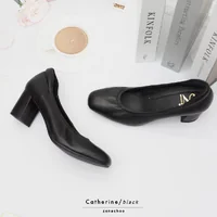 ทรงปกติ สินค้าลดราคา ไม่รับเปลี่ยน คืน Zenachoo รุ่นขายดี Catherine สูง 2 นิ้ว รองเท้าส้นสูงหัวตัด หนังแกะแท้ ทรงปกติ สินค้าลดราคา ไม่รับเปลี่ยน คืน Zenachoo รุ่นขายดี Catherine สูง 2 นิ้ว รองเท้าส้นสูงหัวตัด หนังแกะแท้