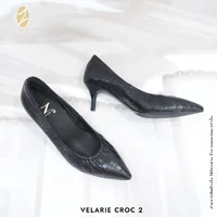 ทรงปกติ เปลี่ยนไซส์ได้-ไม่รับคืน Zenachoo รุ่นขายดี Velarie Croc 2 สูง 2นิ้ว รองเท้าหนังจระเข้ สวยหรู นิ่มสบาย ทรงปกติ เปลี่ยนไซส์ได้-ไม่รับคืน Zenachoo รุ่นขายดี Velarie Croc 2 สูง 2นิ้ว รองเท้าหนังจระเข้ สวยหรู นิ่มสบาย