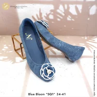 ทรงปกติ เปลี่ยนไซซ์ได้ ไม่รับคืนสินค้า Zenachoo รองเท้าหนังแกะแท้ ลายผ้ายีนส์ รุ่น Blue Bloom Series หลายความสูง ทรงสวยมาก ทรงปกติ เปลี่ยนไซซ์ได้ ไม่รับคืนสินค้า Zenachoo รองเท้าหนังแกะแท้ ลายผ้ายีนส์ รุ่น Blue Bloom Series หลายความสูง ทรงสวยมาก