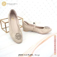 รุ่นใหม่ ใส่ได้ 2 แบบ ทรงปกติ เปลี่ยนไซส์ได้-ไม่รับคืน Zenachoo สูง 1 นิ้ว รุ่น Jinny Duo Flat รองเท้าหนังแกะ ทรงสวยมาก รุ่นใหม่ ใส่ได้ 2 แบบ ทรงปกติ เปลี่ยนไซส์ได้-ไม่รับคืน Zenachoo สูง 1 นิ้ว รุ่น Jinny Duo Flat รองเท้าหนังแกะ ทรงสวยมาก