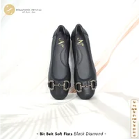 ZENACHOO Bit Belt Comfort Flats รองเท้าผู้หญิงหนังนิ่ม พื้นนุ่ม ซัพพอร์ตอุ้งเท้า ใส่สบาย รองเท้าแฟลต เปลี่ยนไซซ์ได้ ไม่รับคืน