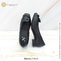 ทรงปกติ:เปลี่ยนไซส์ได้-ไม่รับคืน Zenachoo รุ่น Genna สูง 1 นิ้ว รองเท้าหนังแกะแท้ หนังนิ่ม พื้นนุ่ม
