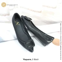 ทรงปกติ เปลี่ยนไซส์ได้-ไม่รับคืน Zenachoo รุ่น Vsquare สูง 1นิ้ว รองเท้าหนังแกะแท้ หนังนิ่ม พื้นนุ่ม ทรงปกติ เปลี่ยนไซส์ได้-ไม่รับคืน Zenachoo รุ่น Vsquare สูง 1นิ้ว รองเท้าหนังแกะแท้ หนังนิ่ม พื้นนุ่ม