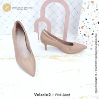 สีใหม่ ทรงปกติ เปลี่ยนไซส์ได้-ไม่รับคืน รุ่นขายดี Zenachoo Velarie2 สูง 2 นิ้ว สี Pink Sand รองเท้าหนังแกะแท้ หัวแหลมหน้ากว้าง สีใหม่ ทรงปกติ เปลี่ยนไซส์ได้-ไม่รับคืน รุ่นขายดี Zenachoo Velarie2 สูง 2 นิ้ว สี Pink Sand รองเท้าหนังแกะแท้ หัวแหลมหน้ากว้าง