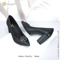 ทรงปกติ เปลี่ยนไซส์ได้ ไม่รับคืน รุ่นขายดี Zenachoo Jinny Chunky สูง 3 นิ้ว รองเท้าหนังแกะแท้ หัวแหลมหน้ากว้าง ทรงปกติ เปลี่ยนไซส์ได้ ไม่รับคืน รุ่นขายดี Zenachoo Jinny Chunky สูง 3 นิ้ว รองเท้าหนังแกะแท้ หัวแหลมหน้ากว้าง