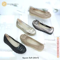 Zenachoo รุ่น Square Soft รองเท้าคัชชูหนังแกะแท้ รองเท้าทำงานเพื่อสุขภาพ ความสูง 1.5 นิ้ว นุ่ม เบา ใส่เที่ยว เดินสบาย Zenachoo รุ่น Square Soft รองเท้าคัชชูหนังแกะแท้ รองเท้าทำงานเพื่อสุขภาพ ความสูง 1.5 นิ้ว นุ่ม เบา ใส่เที่ยว เดินสบาย