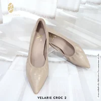 ทรงปกติ เปลี่ยนไซส์ได้-ไม่รับคืน Zenachoo รุ่นขายดี Velarie Croc 2 สูง 2นิ้ว รองเท้าหนังจระเข้ สวยหรู นิ่มสบาย ทรงปกติ เปลี่ยนไซส์ได้-ไม่รับคืน Zenachoo รุ่นขายดี Velarie Croc 2 สูง 2นิ้ว รองเท้าหนังจระเข้ สวยหรู นิ่มสบาย