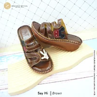 รับประกันความนุ่มสบาย ทรงปกติ Zenachooรุ่น Say Hi สูง 2 นิ้ว น่ารักมากรองเท้าสุขภาพ หนังแท้ทั้งคู่ รับประกันความนุ่มสบาย ทรงปกติ Zenachooรุ่น Say Hi สูง 2 นิ้ว น่ารักมากรองเท้าสุขภาพ หนังแท้ทั้งคู่
