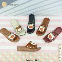 ZENACHOO Leather Health Sandals รุ่น Reindeer รองเท้าแตะหนังแท้เพื่อสุขภาพ พื้นนุ่ม รองรับอุ้งเท้า