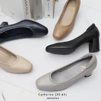 ทรงปกติ สินค้าลดราคา ไม่รับเปลี่ยน คืน Zenachoo รุ่นขายดี Catherine สูง 2 นิ้ว รองเท้าส้นสูงหัวตัด หนังแกะแท้ ทรงปกติ สินค้าลดราคา ไม่รับเปลี่ยน คืน Zenachoo รุ่นขายดี Catherine สูง 2 นิ้ว รองเท้าส้นสูงหัวตัด หนังแกะแท้