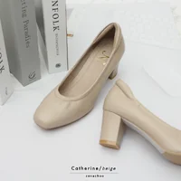 ทรงปกติ สินค้าลดราคา ไม่รับเปลี่ยน คืน Zenachoo รุ่นขายดี Catherine สูง 2 นิ้ว รองเท้าส้นสูงหัวตัด หนังแกะแท้ ทรงปกติ สินค้าลดราคา ไม่รับเปลี่ยน คืน Zenachoo รุ่นขายดี Catherine สูง 2 นิ้ว รองเท้าส้นสูงหัวตัด หนังแกะแท้