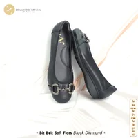 ZENACHOO Bit Belt Comfort Flats รองเท้าผู้หญิงหนังนิ่ม พื้นนุ่ม ซัพพอร์ตอุ้งเท้า ใส่สบาย รองเท้าแฟลต เปลี่ยนไซซ์ได้ ไม่รับคืน