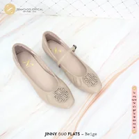 รุ่นใหม่ ใส่ได้ 2 แบบ ทรงปกติ เปลี่ยนไซส์ได้-ไม่รับคืน Zenachoo สูง 1 นิ้ว รุ่น Jinny Duo Flat รองเท้าหนังแกะ ทรงสวยมาก รุ่นใหม่ ใส่ได้ 2 แบบ ทรงปกติ เปลี่ยนไซส์ได้-ไม่รับคืน Zenachoo สูง 1 นิ้ว รุ่น Jinny Duo Flat รองเท้าหนังแกะ ทรงสวยมาก