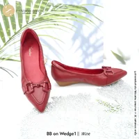 รุ่นขายดี ปรับความสูง ทรงปกติ เปลี่ยนไซส์ได้-ไม่รับคืน พื้นนิ่ม Zenachoo BB on Wedge1 สูง 1 นิ้ว รองเท้าหนังแกะแท้ ใส่สบายมาก รุ่นขายดี ปรับความสูง ทรงปกติ เปลี่ยนไซส์ได้-ไม่รับคืน พื้นนิ่ม Zenachoo BB on Wedge1 สูง 1 นิ้ว รองเท้าหนังแกะแท้ ใส่สบายมาก