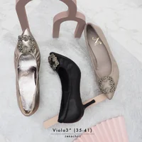 ทรงปกติ:เปลี่ยนไซส์ได้-ไม่รับคืน>>Zenachoo รุ่น Viola3 สี Beige สูง 3 นิ้ว หัวแหลม หนังแกะแท้ ทรงปกติ:เปลี่ยนไซส์ได้-ไม่รับคืน>>Zenachoo รุ่น Viola3 สี Beige สูง 3 นิ้ว หัวแหลม หนังแกะแท้