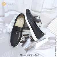 ทรงใหญ่ ลด 1 ไซส์ เปลี่ยนไซส์ได้-ไม่รับคืน Zenachoo รุ่น Winter charms รองเท้าหนังแกะแท้ loafer หนังแกะนุ่ม ใส่สบายมาก ทรงใหญ่ ลด 1 ไซส์ เปลี่ยนไซส์ได้-ไม่รับคืน Zenachoo รุ่น Winter charms รองเท้าหนังแกะแท้ loafer หนังแกะนุ่ม ใส่สบายมาก