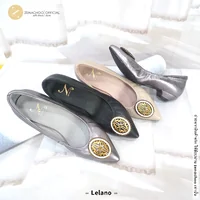 ทรงปกติ เปลี่ยนไซส์ได้-ไม่รับคืน Zenachoo รุ่น Lelano สูง1นิ้ว หนังแกะแท้ ทรงสวยมาก ทรงปกติ เปลี่ยนไซส์ได้-ไม่รับคืน Zenachoo รุ่น Lelano สูง1นิ้ว หนังแกะแท้ ทรงสวยมาก